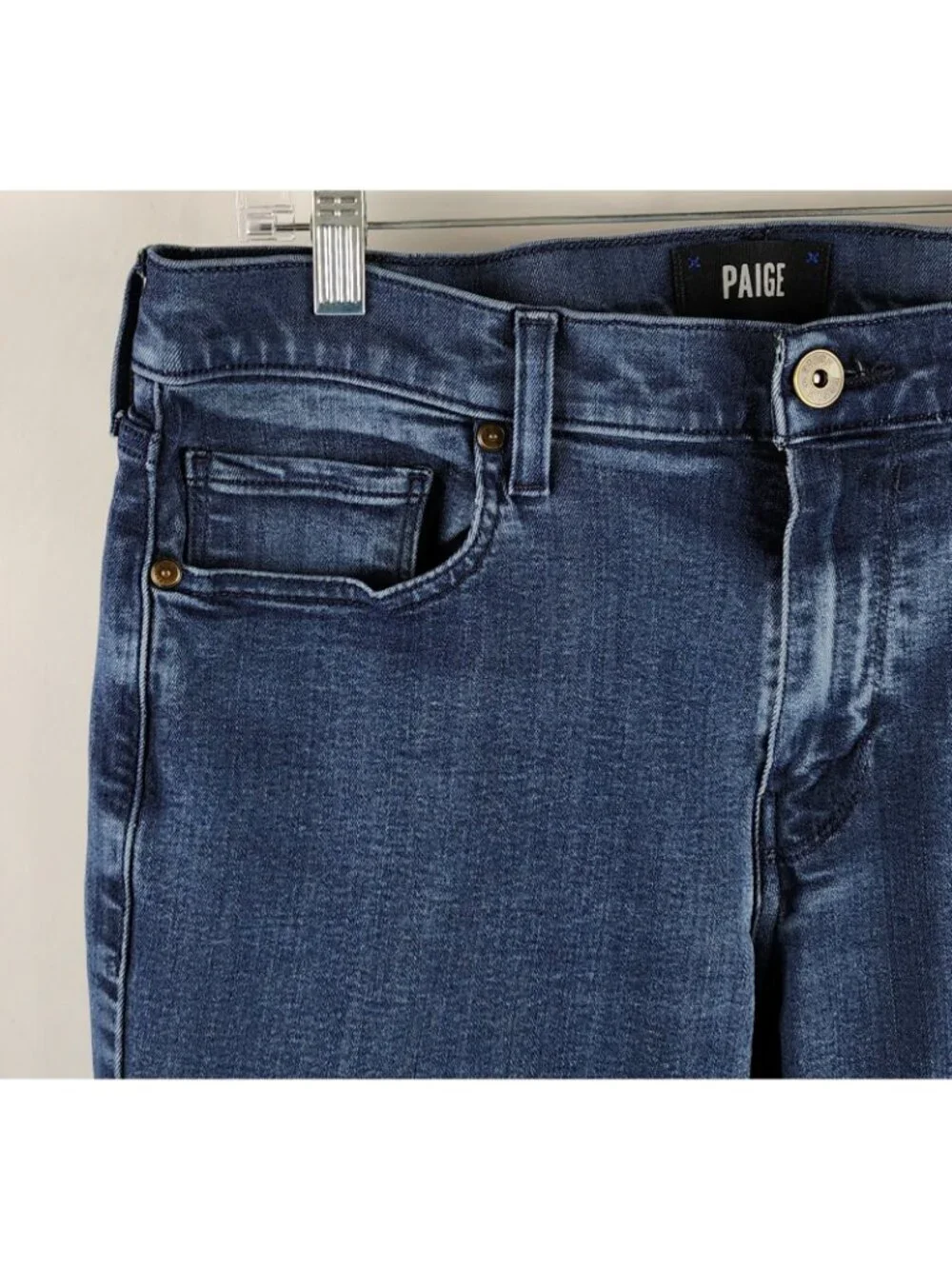PAIGE Jeans Mens 33x31 Blue Lennox Levitt Denim